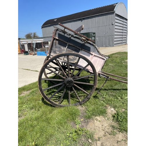 363 - A large horse cart for restoration