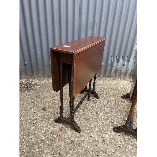 94 - Two mahogany Sutherland tables