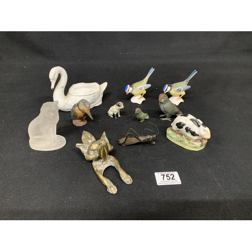 752 - Collection of animal and bird figures