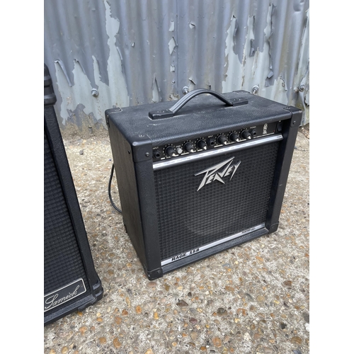 159 - A peavey amp and a samick amp