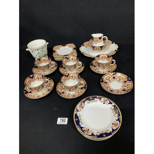 780 - Part Victorian teaware