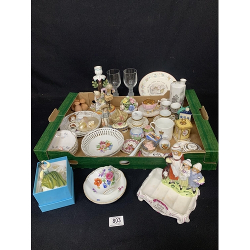 803 - Collection of decorative china and Trinketware (2)