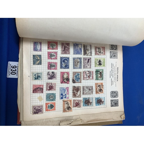 930 - 1956 dated Worldwide Stamp Album containing over 1800 Stamps