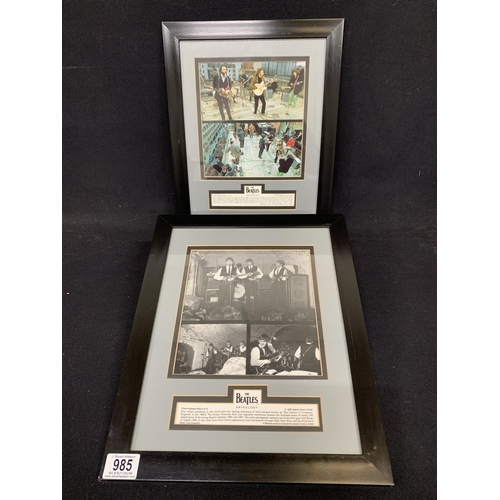 985 - Two The Beatles Anthology: Photo Release Plates,  2 of 12 