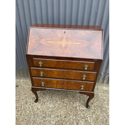 110 - An early 20th century mahogany bureau