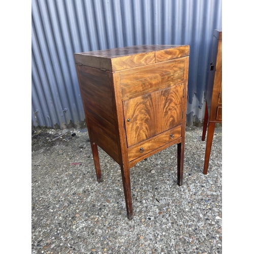 159 - Two Victorian mahogany night stands