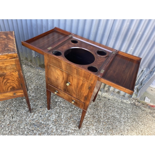 159 - Two Victorian mahogany night stands