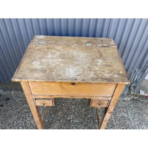 173 - A county pine stationmasters / teachers desk