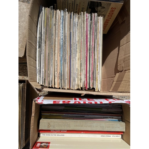 187 - Three boxes of assorted records