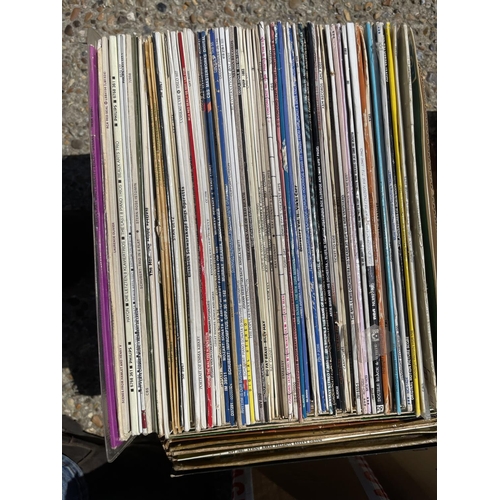 187 - Three boxes of assorted records