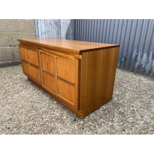 202 - A Nathan teak two door record sideboard