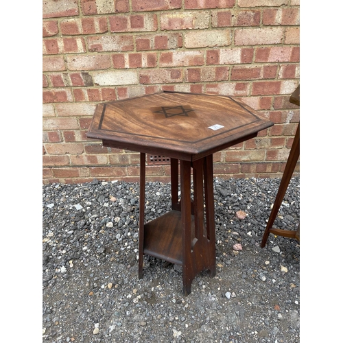 31 - Two inlaid occasional tables