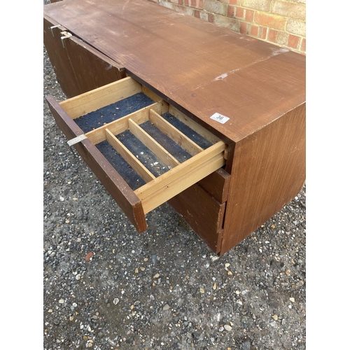 36 - An original stag S range sideboard for restoration