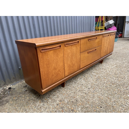 59 - A g plan style teak sideboard 201x45 x 65