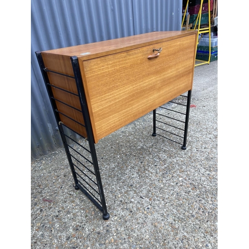 60 - A mid century ladderax bureau / drinks cupboard