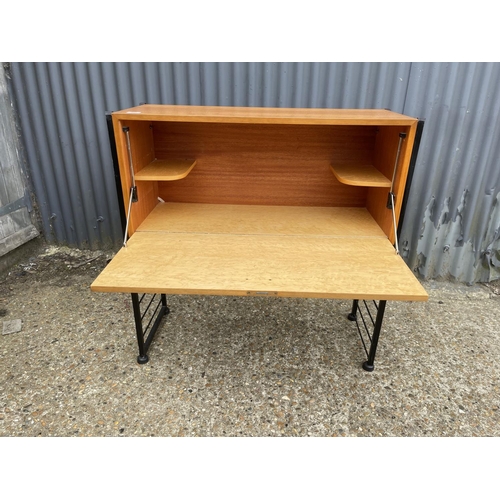 60 - A mid century ladderax bureau / drinks cupboard