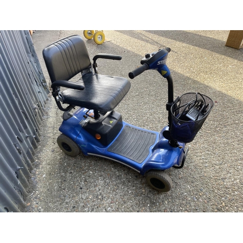 117 - A sterling mobility scooter with charger NO KEY UNTESTED