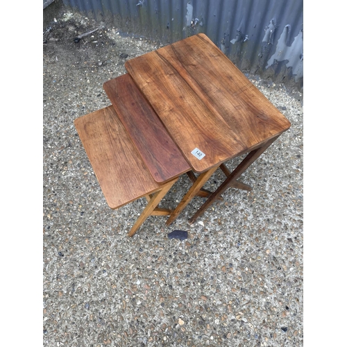 140 - A mid century nest of three tables