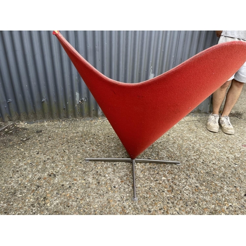 141 - A mid century designer cone / art chair