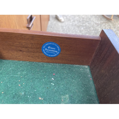 147 - A mid century Nathan teak cocktail sideboard