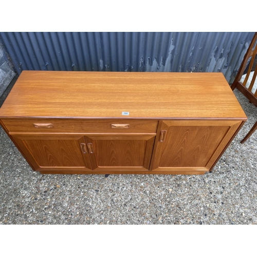 160 - A mid century g plan  teak sideboard with drawer and three cupboards