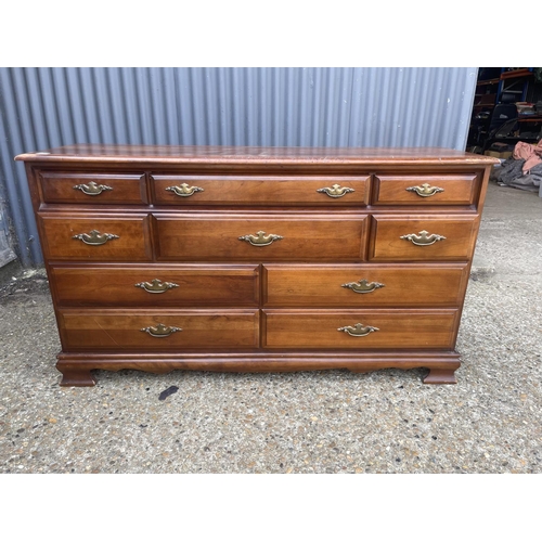 170 - A large repro chest of ten drawers