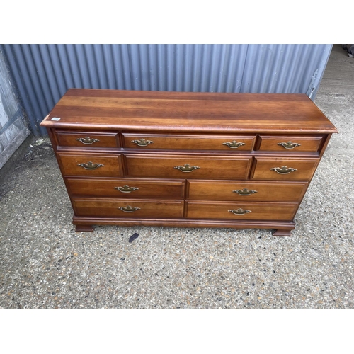 170 - A large repro chest of ten drawers