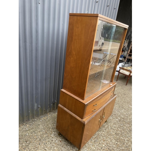 253 - A 1950's retro glazed cabinet