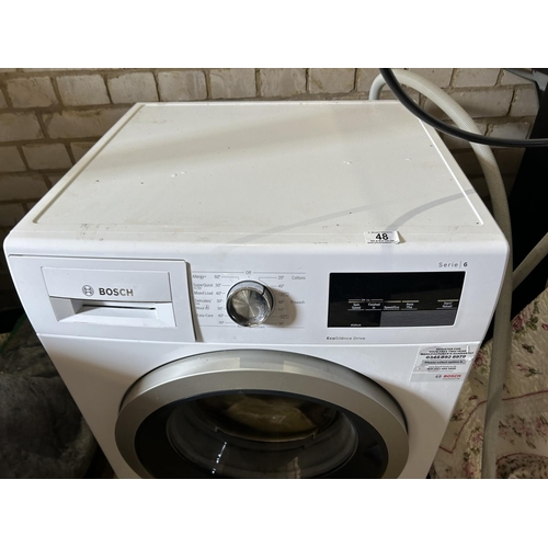 48 - A Bosch serie 6 washing machine