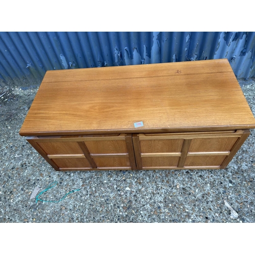 106 - A Nathan square pattern two door sideboard