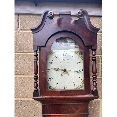 120 - Two victorian long case clocks