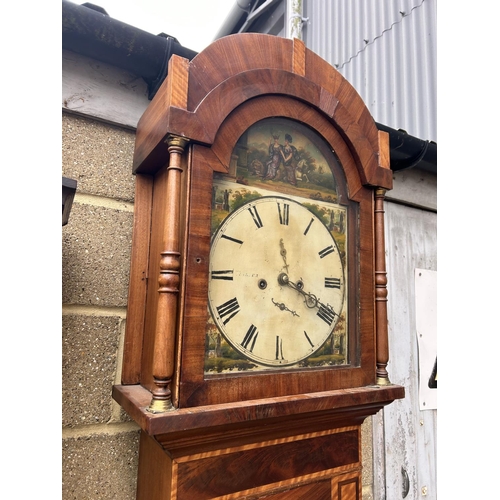 120 - Two victorian long case clocks