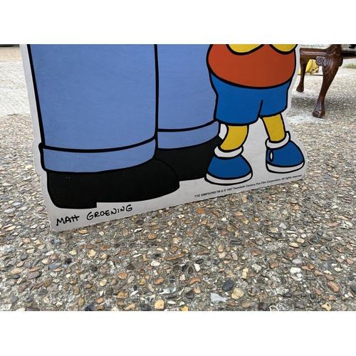 129 - The Simpson cardboard cut out 150 cm