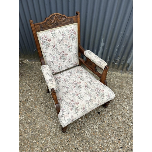 206 - An Edwardian armchair