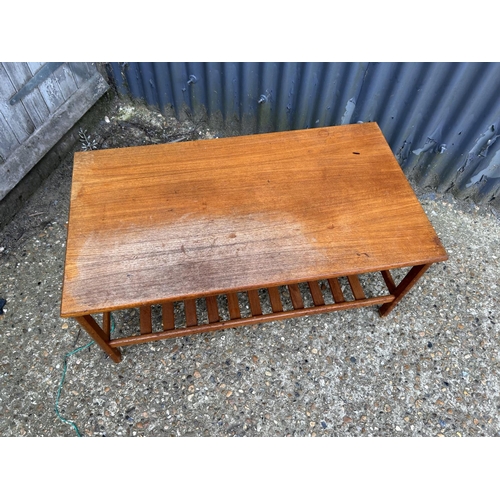 217 - A danish style teak coffee table