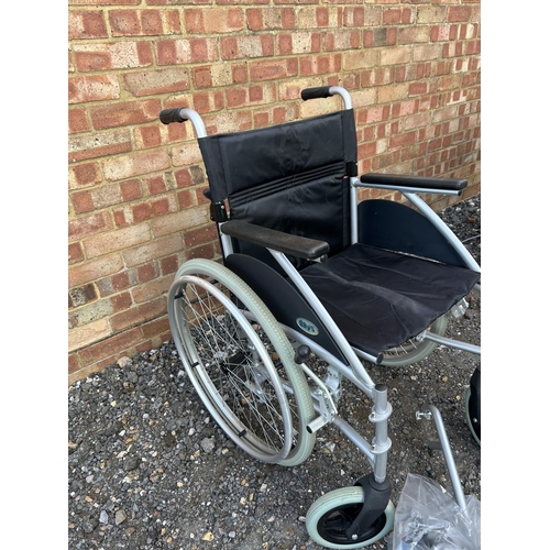 332 - A DAYS folding wheelchair, hardly used