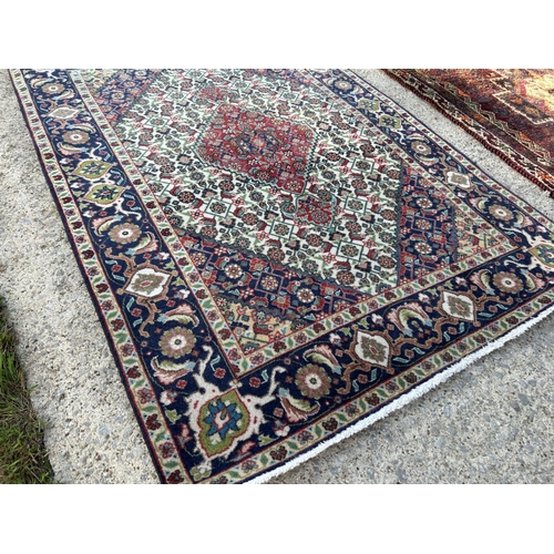 357 - Three modern oriental rugs largest 142x100