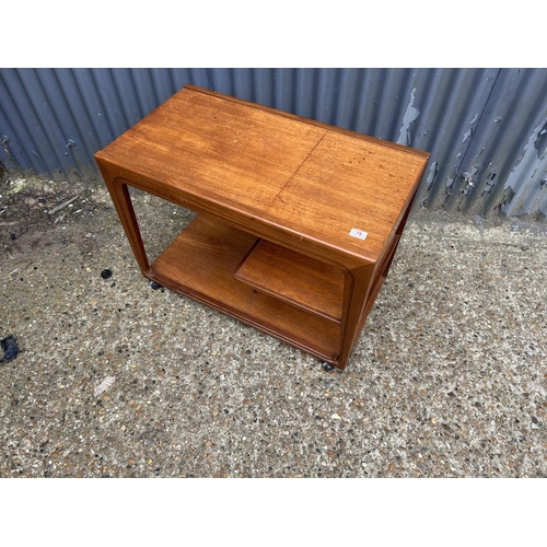 79 - A remploy teak tea trolley