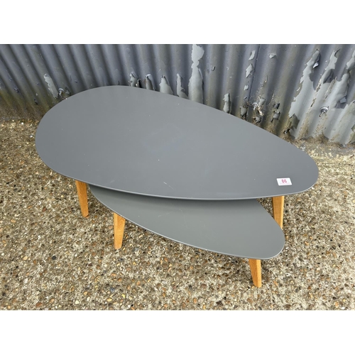 86 - A modern nest of two tables