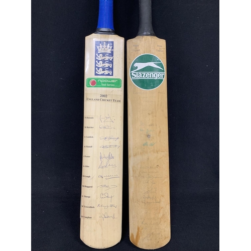 2 Signed England Cricket Bats