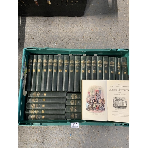 979 - 28 Volumes of Charles Dickens, The London Edition by Caxton Publishing Co