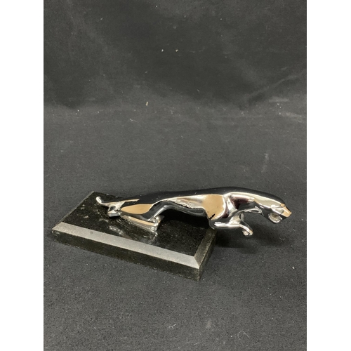 622 - Jaguar mascot, length of base 15cms