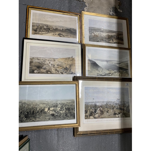 776 - Six Framed Colonial prints