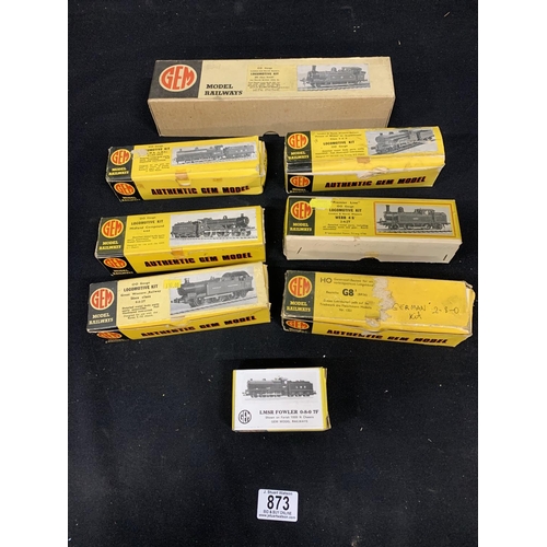 873 - 8 Gem model locomotive kits