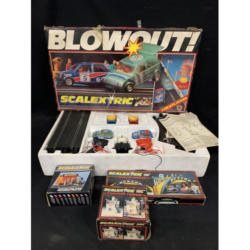 883 - Scalextric Blow Out Set and accessories