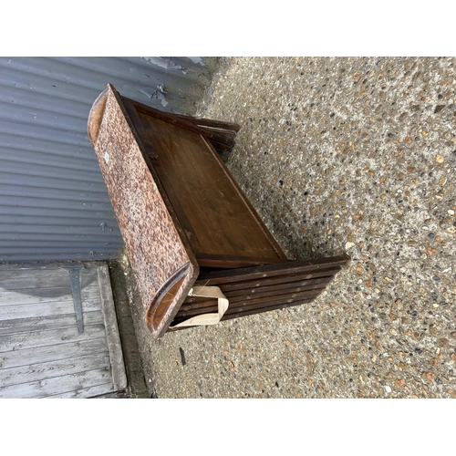 120 - A vintage CABINETTA military cabin bed