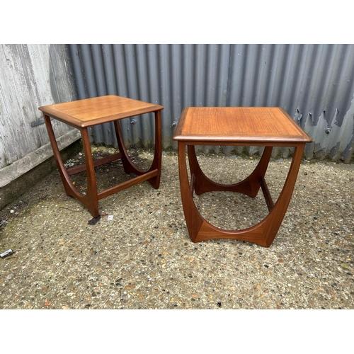 246 - A pair of g plan fresco side tables