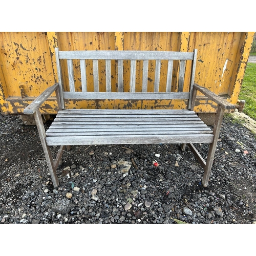 345 - Wooden garden bench