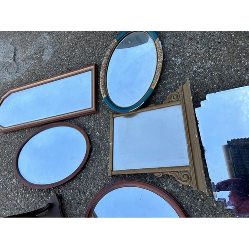 36 - Seven assorted mirrors