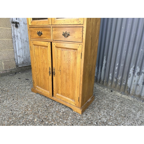 38 - A modern light oak bookcase cabinet by pippy oak 98x44x200